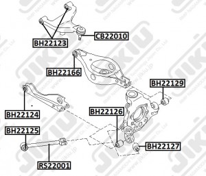 Пыльник опоры шаровой NISSAN TEANA J31 CB22010 CB22010 JIKIU