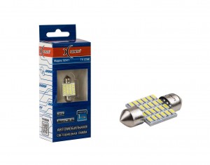 Лампа светодиодная 12V C5W SV8.5-8 2411 бокс (1шт.) XENITE 1009547 XENITE