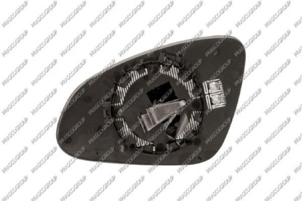 стекло зеркала правое! с кроншт. выпукл. с подогр.\ Opel Astra J 1.4-1.6i/1.3-2. OP4167503 PRASCO GROUP