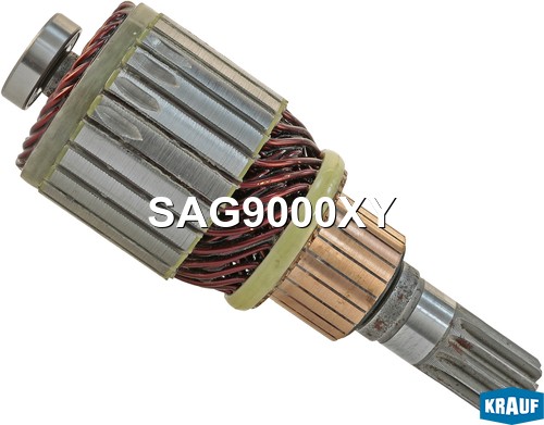 Ротор стартера !24v 3kw CR D60 L168 \BELARUS MTZ Series, 7.2, GAZ 33081 4.7, ZIL SAG9000XY KRAUF