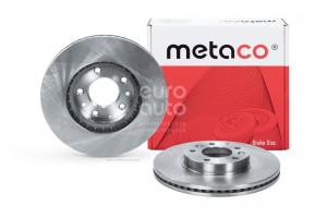 Диск тормозной передний вентилируемый 3050041 3050041 METACO