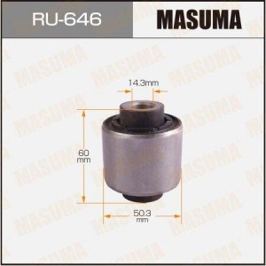 сайлентблок!\ Nissan Patrol 10> RU-646 MASUMA