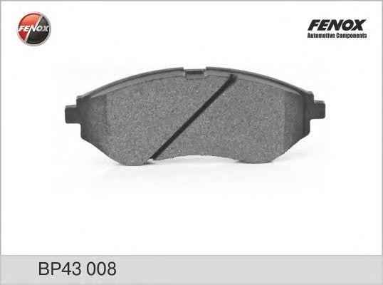 Колодки тормозные дисковые передние BP43008 FENOX