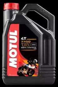 Масло моторное для 4-х тактных двигателей MOTUL 7100 ESTER 4T 10W50 синт.4л 104098 MOTUL
