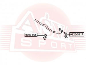 ВТУЛКА ПЕРЕДНЕГО СТАБИЛИЗАТОРА D20 SSB-005 SUBARU 807005 0807-005 ASVA