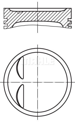 поршень! d95x1.5x1.5x3 +0.5\ Opel Omega/Frontera 2.4 88> 011 95 01 MAHLE KNECHT