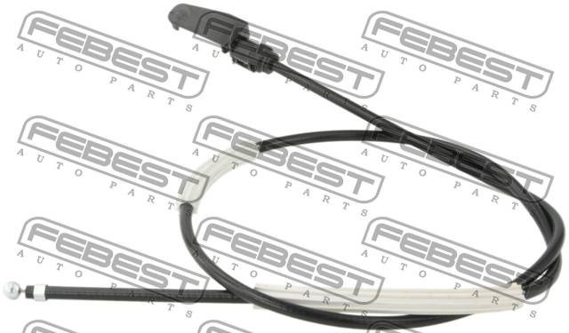 Трос привода открывания замка капота VOLKSWAGEN TOUAREG 2003-2010 23101-TOURIF 23101-TOURIF FEBEST