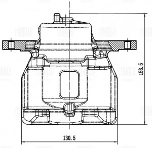 Суппорт торм. Suzuki Grand Vitara (05-) перед. прав. d=60мм (CF 204902) CF 204902 TRIALLI