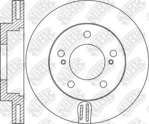 Диск тормозной SSANGYONG ACTYON 06-/KYRON 05-/REXTON 02- RN1620 RN1620 NIBK