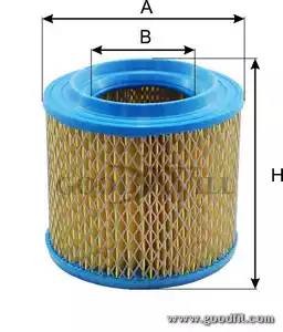 Фильтр воздушный AG334 AG 334 GOODWILL