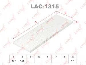 CITROEN JUMPER/ FIAT DUCATO/ PEUGEOT BOXER + ЕЛАБУГА LAC-1315 LYNXAUTO