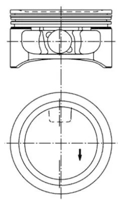 OPEL ASTRA G (1998-2005) 94912610 KOLBENSCHMIDT