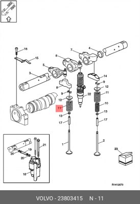 23803415 Пружина 23803415 VOLVO