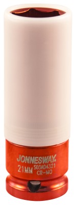 головка торцевая! ударная удлин.тонкостенная 1/2''DR для легкосплав.колесных дис S03AD4321 JONNESWAY