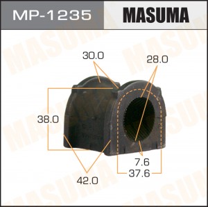втулка стабилизатора переднего центральная!\ Toyota Land Cruiser HDJ100 98-01 MP1235 MASUMA