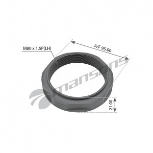 Гайка ступицы M80x1.5 левая 100.013 MANSONS