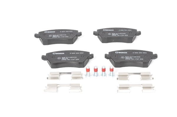 Колодки тормозные ЛАДА Vesta,Largus RENAULT Logan,Clio NISSAN Micra,Note передни 0986494592 BOSCH