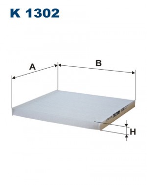 Фильтр воздушный салона NISSAN Micra (K13) (10-),Note (E12) (13-) (1.2) FILTRON K1302 FILTRON