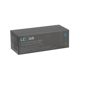 Лампа галогенная WY16W 12V 16W (W2.1X9.5D) (упак. 10 шт) LECAR000201301 LECAR
