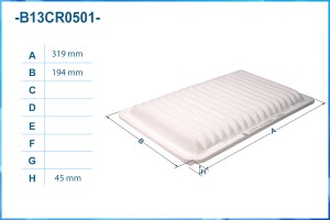Фильтр воздушный B13CR0501 B13CR0501 CWORKS