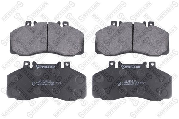 колодки дисковые !без р/к,29835 с увел. ресурсом\Omn MB 609.O409 85-01435-SX STELLOX