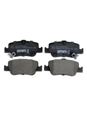 колодки дисковые задние! Toyota Auris all 07> Z07282 ZENTPARTS