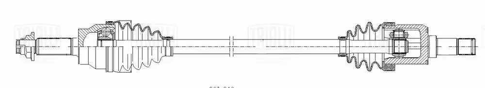 Привод задний AR 1208 TRIALLI