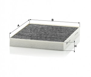 Фильтр салонный угольный CUK2252 CUK2252 MANN FILTER