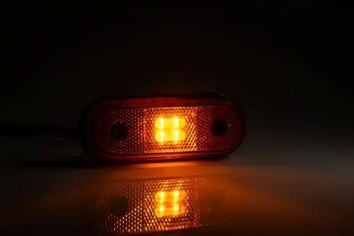фонарь габаритный! жёлтого цвета, LED 120x46 с проводом 0.5м\ FT020ZLED FRISTOM