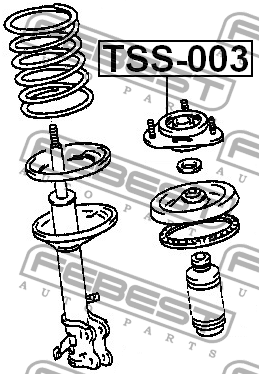 Опора амортизатора TOYOTA COROLLA E10/E11 TSS-003 TSS-003 FEBEST
