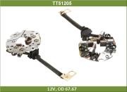 Щеткодержатель MITSUBISHI стартера TESLA TECHNICS TT51205 TESLA TECHNICS