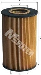 фильтрующий элемент масла! H204.5 D122 d44.5/57 \ MAN TGA/TGX/TGS TE644 MFILTER AUTOMOTIVE FILTERS