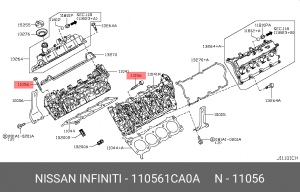 Болт 11056-1CA0A 11056-1CA0A NISSAN