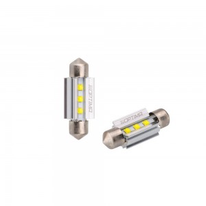 Лампа светодиодная 12V C5W SV8.5-8 36мм бокс (2шт.) OPTIMA OP-F-CAN-36 OPTIMA LIGHT