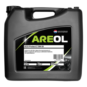 AREOL ECO Protect Z 5W30 (20L) масло моторн.! синтACEA C3,API SN,MB 229.51/229.5 5W30AR035 AREOL