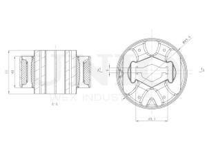 С/блок заднего продольного рычага RMP-20587 UNIO
