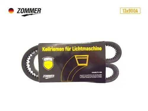 Ремень 900 (AVX13) генератора дв. 4216 Евро-4 (зубчатый) ATHLET 13900A ZOMMER