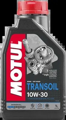 Масло трансмиссионное TRANSOIL КПП мото двигателей 10W30 1л MOTUL 105894 MOTUL
