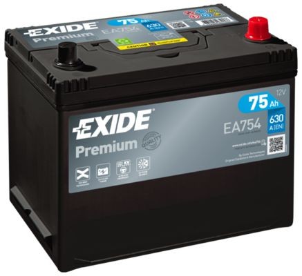 аккумуляторная батарея! 19.5/17.9 евро 75Ah 630A 270/173/222 CARBON BOOST\ EA754 EXIDE