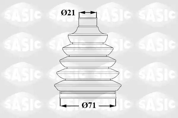Пыльник ШРУСа внешний CITROEN C2/C3 1900019 1900019 SASIC