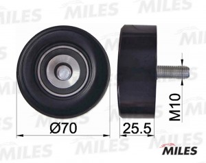 Ролик ремня приводного FORD FOCUS 98-06/01 1.8/2.0 (INA 532054510) AG03010 AG03010 MILES