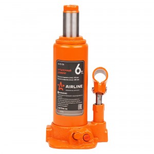 Домкрат бутылочный 6т PRO (MIN - 195мм, MAX - 380мм) AJ-B-06 AIRLINE