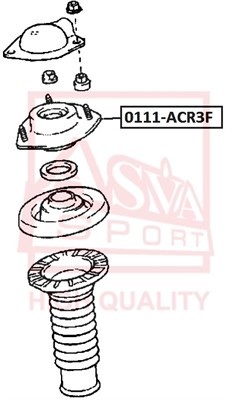 Опора переднего амортизатора ASVA 0111-ACR3F ASVA