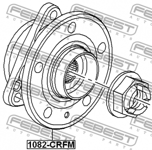 Ступица передняя CHEVROLET CRUZE (J300) 2009- 1082-CRFM 1082-CRFM FEBEST