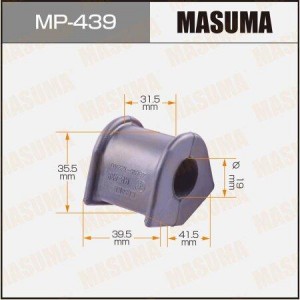 втулка стабилизатора переднего! к-т 2 шт.\ Toyota Corolla 95-97 MP-439 MASUMA