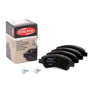 LP1727 колодки дисковые п.\ Peugeot 206/207/307, Citroen Xsara/Berlingo/C4 1.4i- LP1727 DELPHI