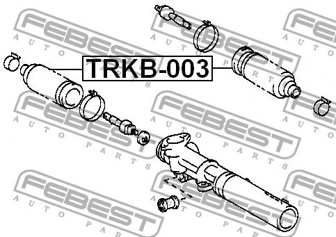 Пыльник рулевой TRKB-003 TRKB-003 FEBEST