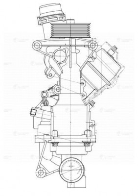 помпа!\ MB W205/W213 1.6i/2.0i 14> LWP 15324 LUZAR