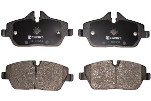 Тормозные колодки передние, Low Metallic C11CR0254 C11CR0254 CWORKS