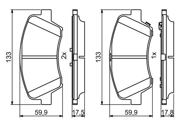 HYUNDAI I30 (2012>),ELANTRA (2011-2016) 0 986 494 712 BOSCH